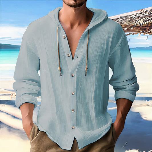 Men's Summer Casual Long sleeved Shirt | Axel