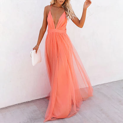 Chic Summer Long Dress | Bianca