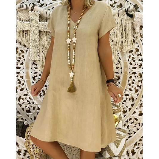 Casual cotton dress | Campbell