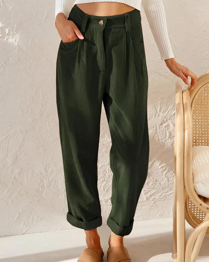 Stylish corduroy trousers | Dafne