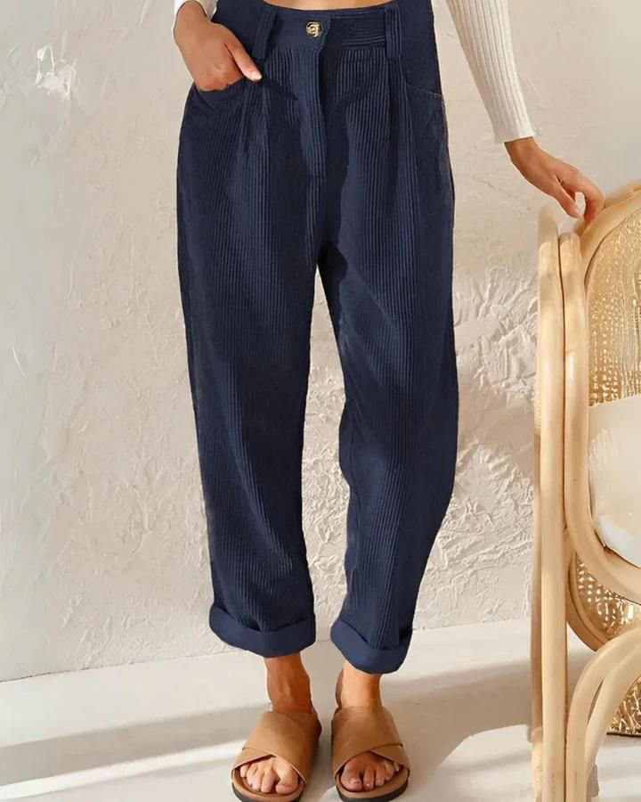 Stylish corduroy trousers | Dafne