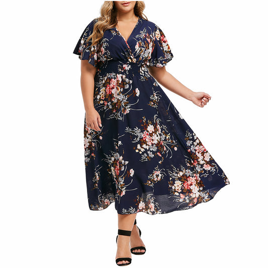 Plus Size Floral Summer Dress | Emersyn