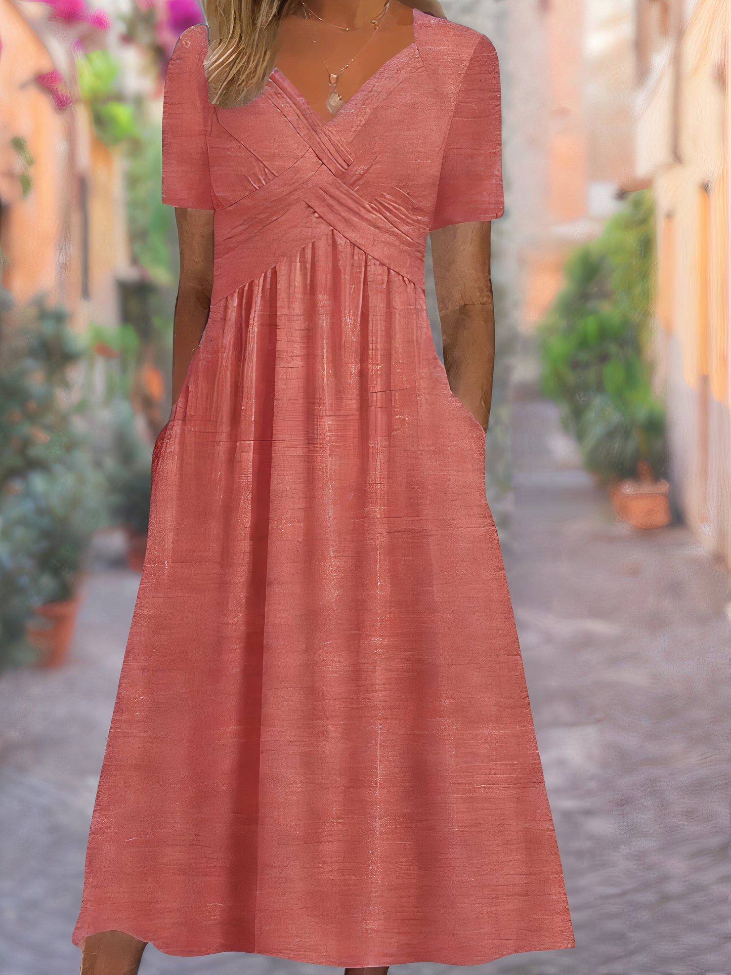 Elegant Summer Long Dress | Gia