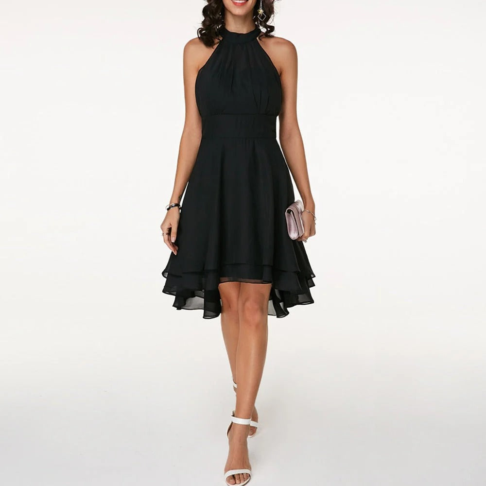 Stylish dress with charming ruffles | Aura