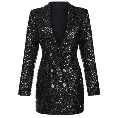 Glitter blazer dress | Aia