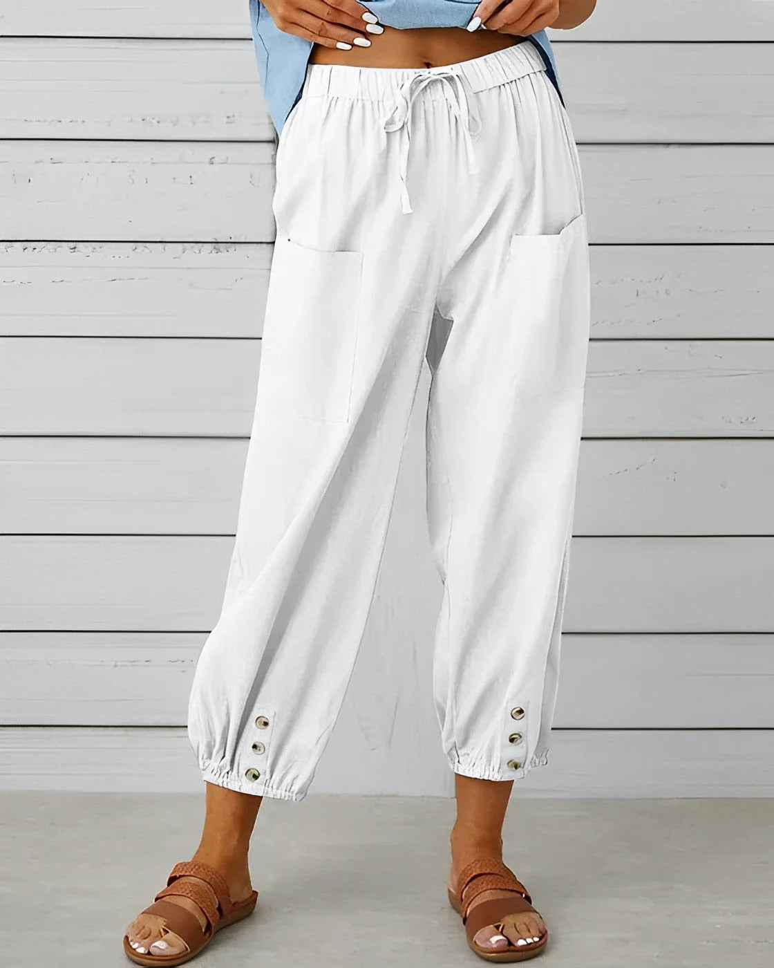 High waist wide trousers | Floryn