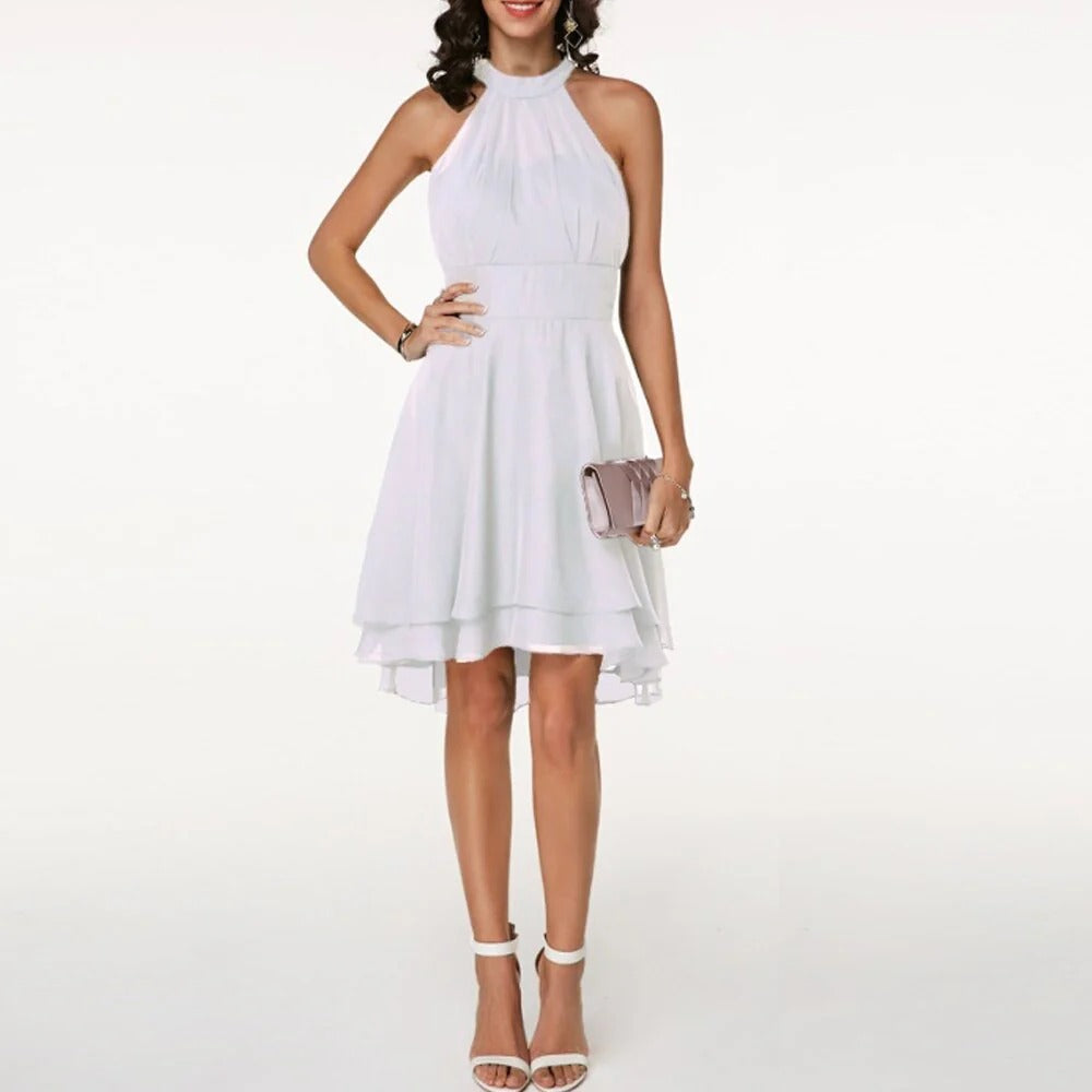 Stylish dress with charming ruffles | Aura