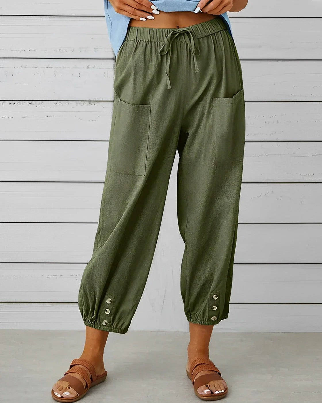 High waist wide trousers | Floryn