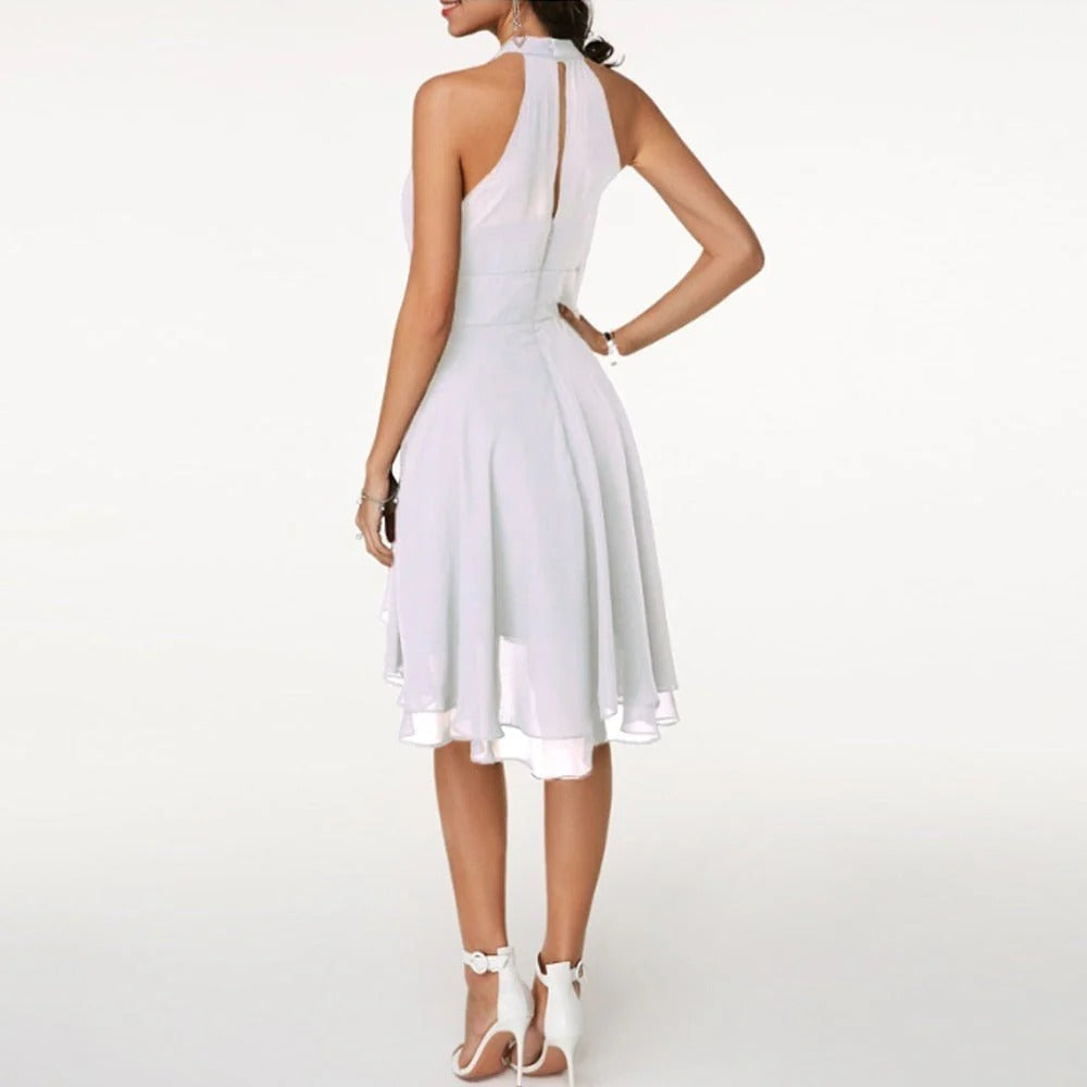 Stylish dress with charming ruffles | Aura