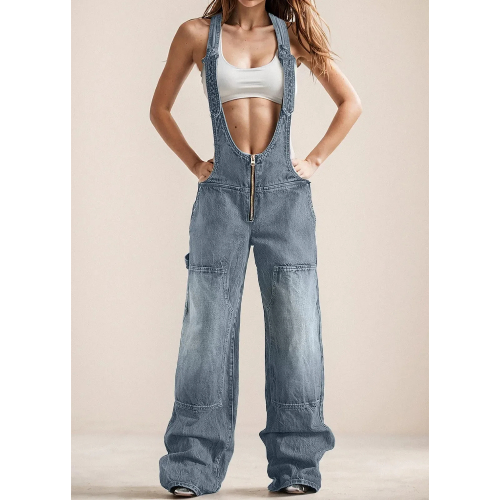 Women's Denim Jumpsuit | Jolie