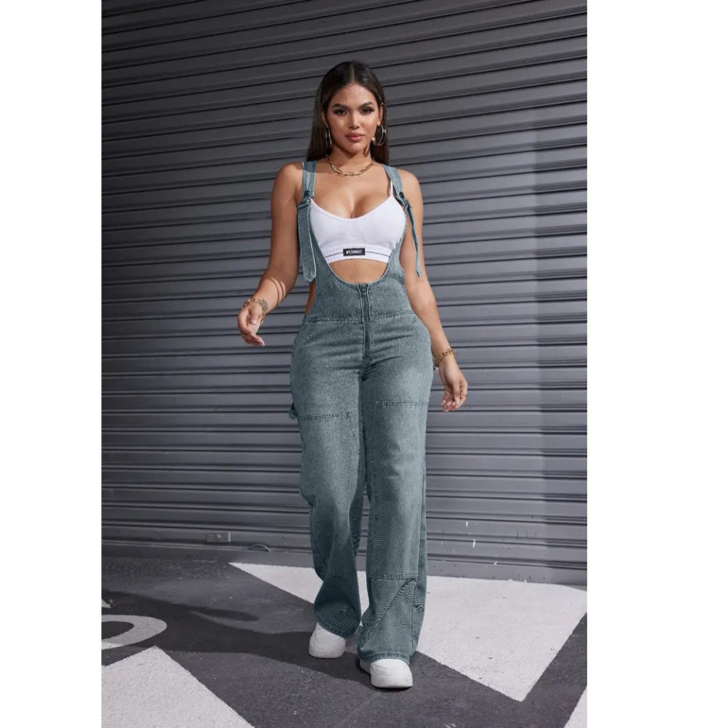 Women's Denim Jumpsuit | Jolie