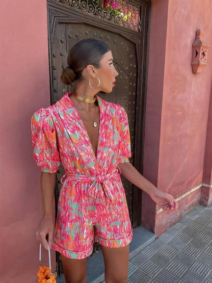 Summer V-Neck Playsuit '24 | Kaya