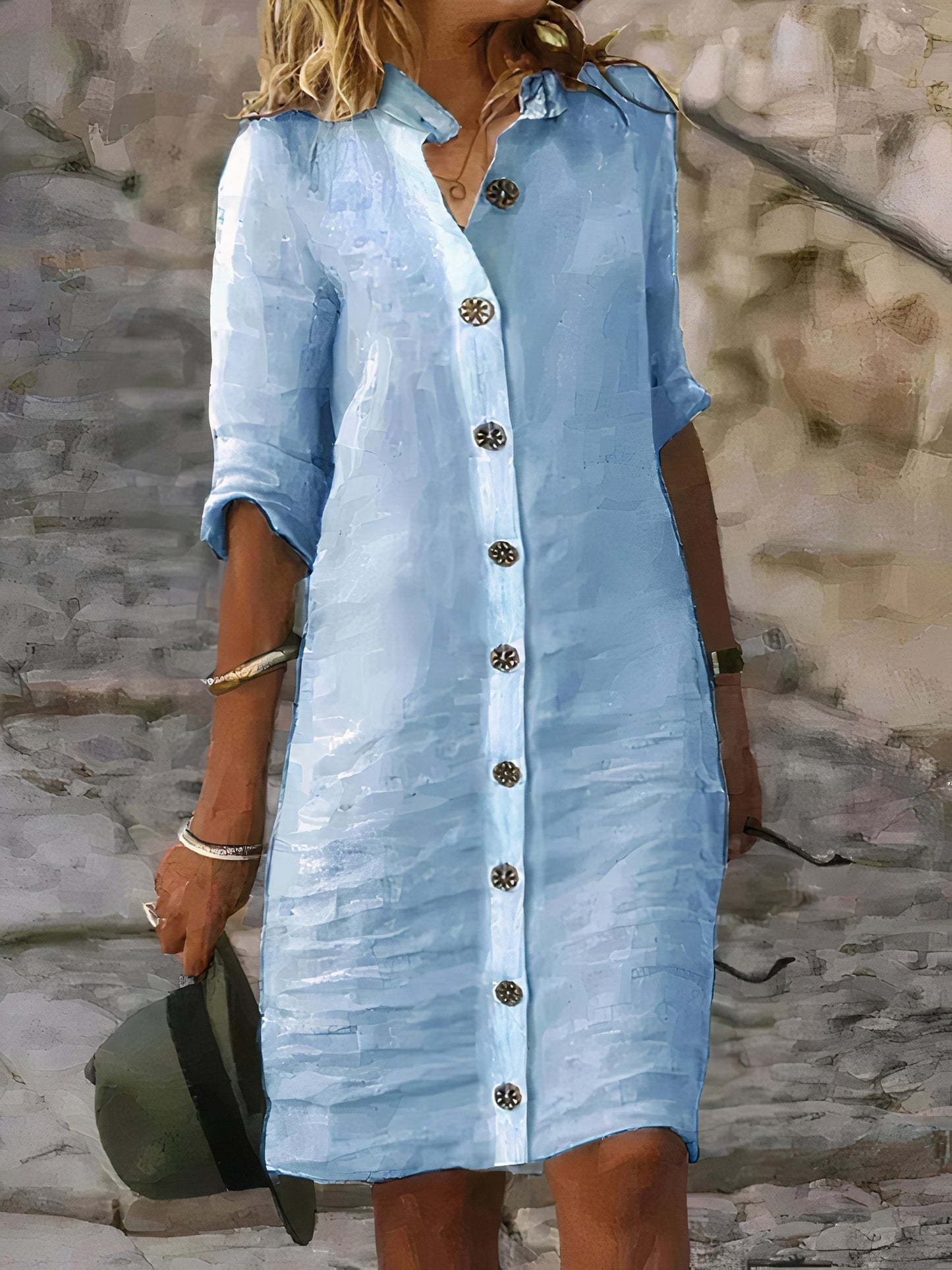 Casual Summer shirt dress | Sheila