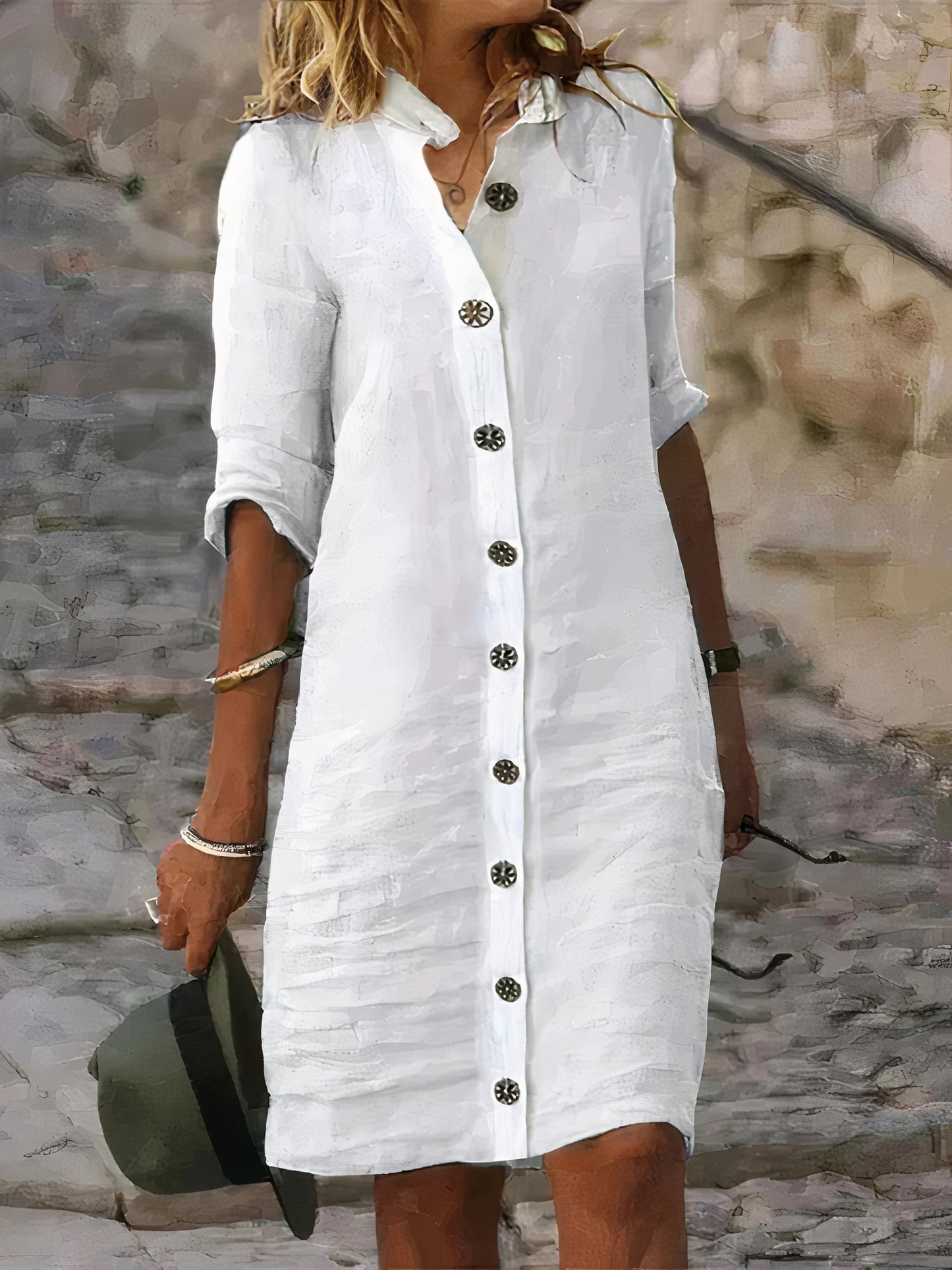 Casual Summer shirt dress | Sheila