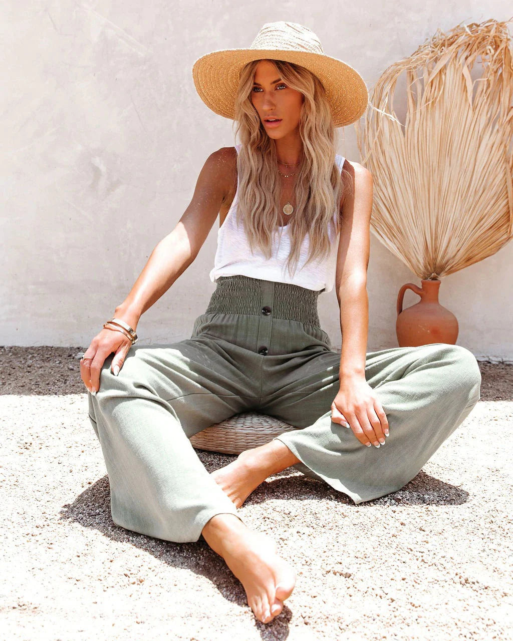 Summer Linen Pants With High Waist | Tilly