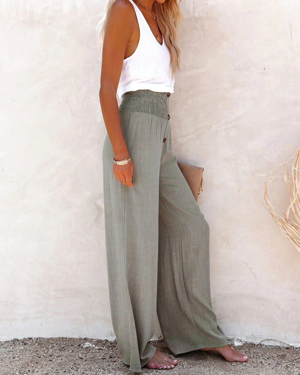 Summer Linen Pants With High Waist | Tilly