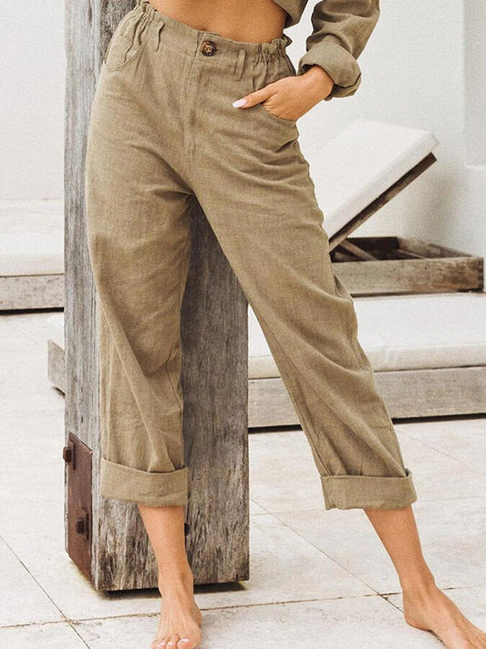 Stylish linen trousers | Tyrese