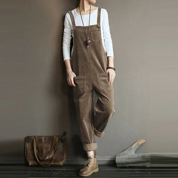 Casual Corduroy Jumpsuit | Yarden