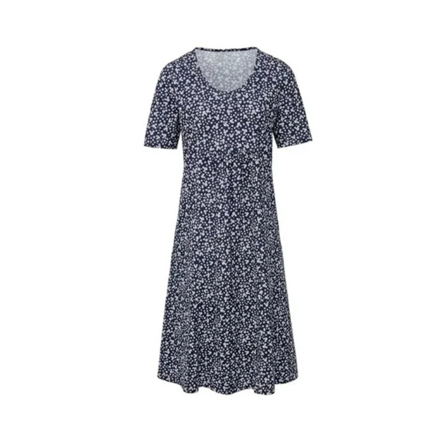 Boho Summer Dress with a flowy silhouette, perfect for warm summer days and bohemian style.