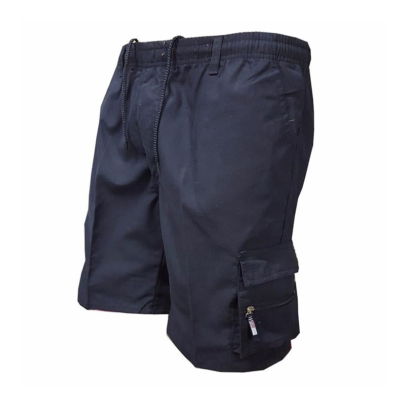 Casual cargo shorts for men with multiple pockets, breathable fabric, and a relaxed fit ideal for summer activities.