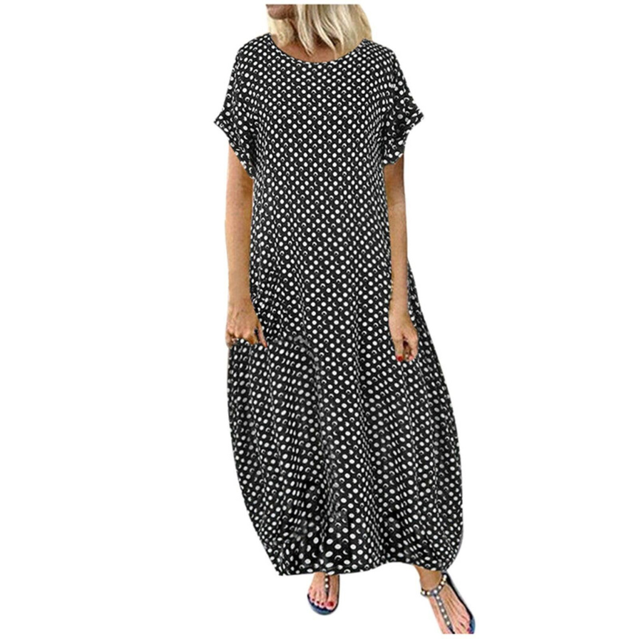 Chic breathable maxi dress for summer with a flowing design, lightweight fabric, and versatile style, ideal for warm days.