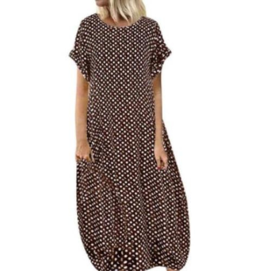 Chic breathable maxi dress for summer with a flowing design, lightweight fabric, and versatile style, ideal for warm days.