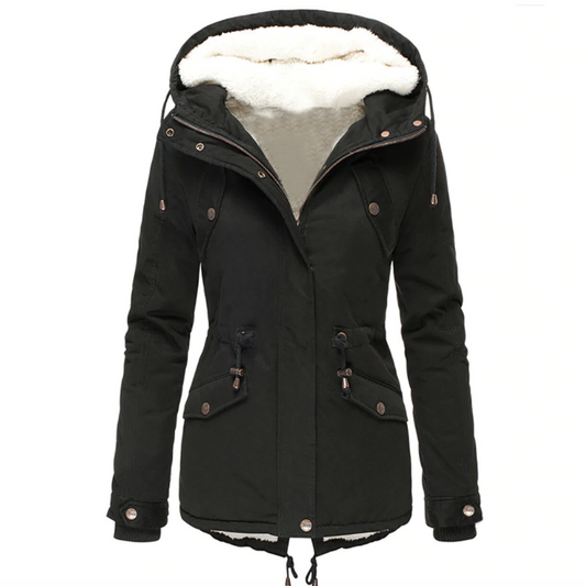  Elegant autumn-winter jacket for women, perfect for chilly days with stylish design and durable fabric.