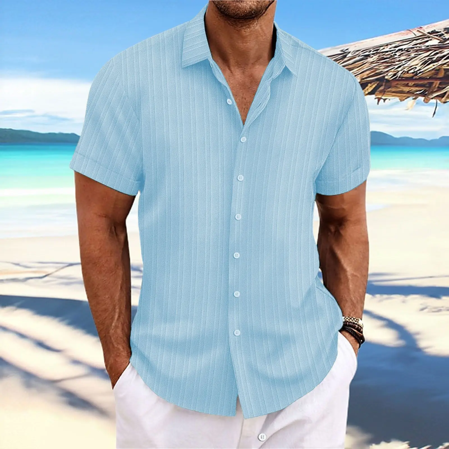 Elegant cool polo shirt for men, made with breathable fabric for comfort and a sleek design ideal for summer days.