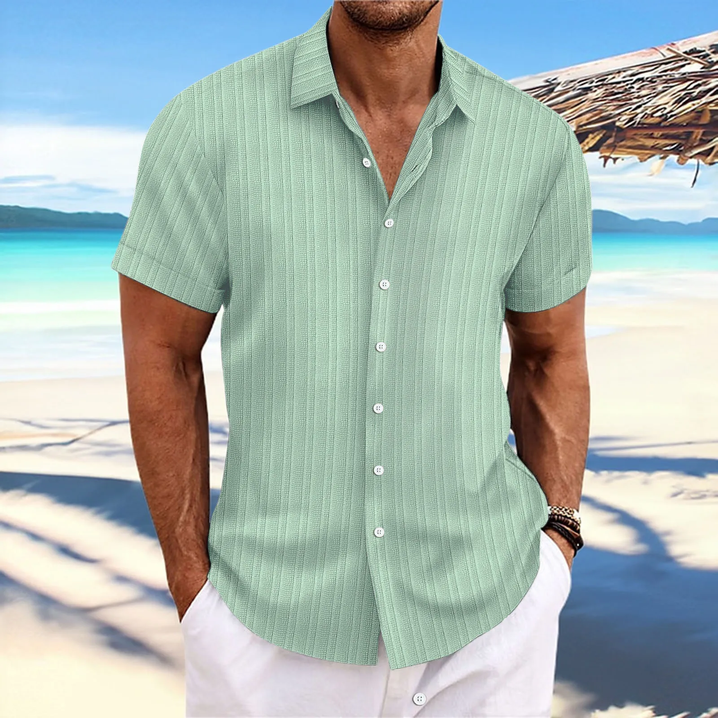 Elegant cool polo shirt for men, made with breathable fabric for comfort and a sleek design ideal for summer days.