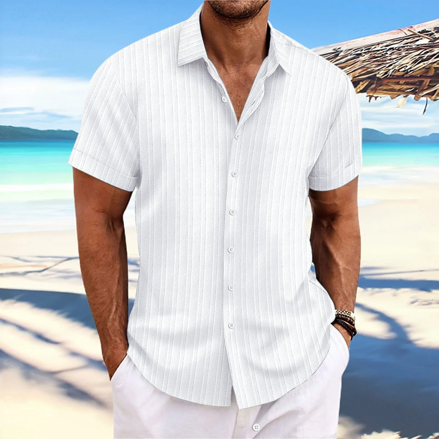 Elegant cool polo shirt for men, made with breathable fabric for comfort and a sleek design ideal for summer days.