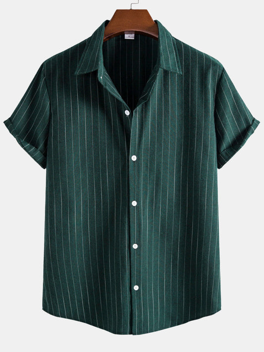 Men's comfy summer shirt with breathable fabric, lightweight design, and relaxed fit, ideal for warm-weather days.






