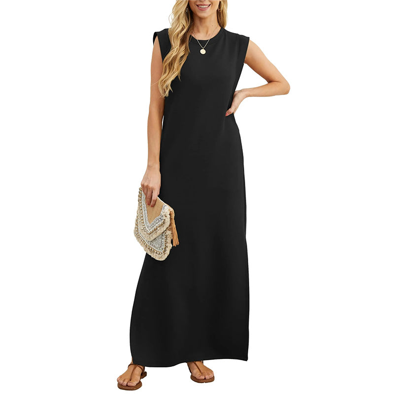 Women's comfortable summer dress made with lightweight and breathable fabric, designed for ultimate comfort and a flattering fit.