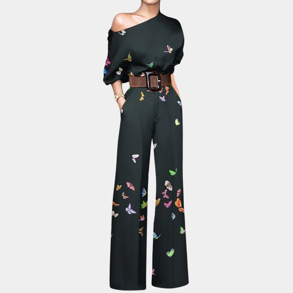  Women's elegant jumpsuit with a chic and versatile design, perfect for summer days, formal events, and casual gatherings.