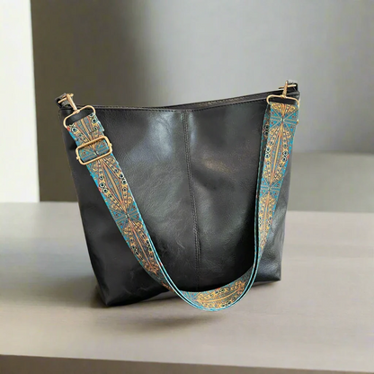 Women's Vintage Leather Shoulder Bag | Johanne